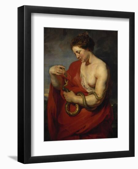 Hygieia, um 1615-Peter Paul Rubens-Framed Premium Giclee Print