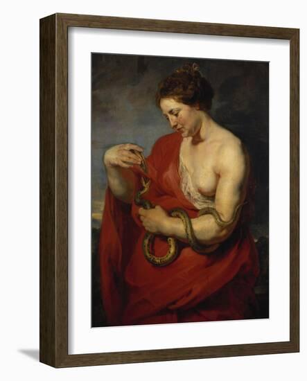 Hygieia, um 1615-Peter Paul Rubens-Framed Giclee Print