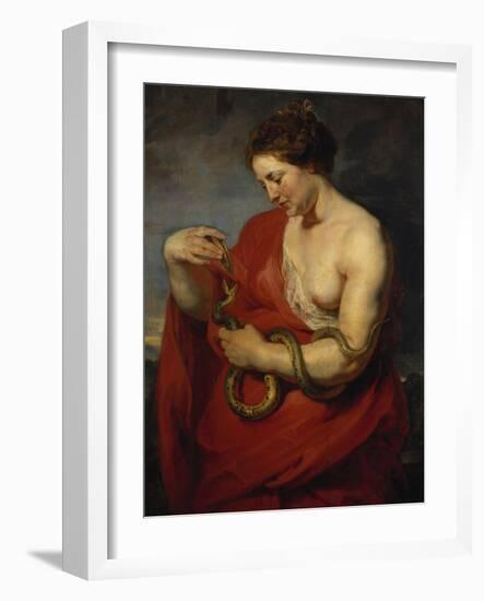 Hygieia, um 1615-Peter Paul Rubens-Framed Giclee Print