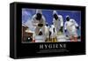 Hygiene: Inspirational Quote and Motivational Poster-null-Framed Stretched Canvas
