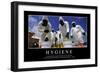 Hygiene: Inspirational Quote and Motivational Poster-null-Framed Photographic Print