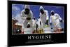 Hygiene: Inspirational Quote and Motivational Poster-null-Mounted Photographic Print