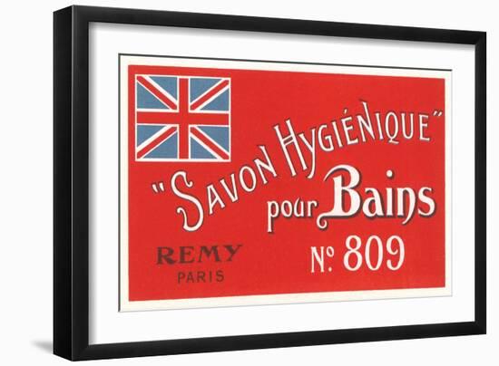 Hygienic Soap Label-null-Framed Art Print