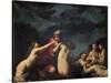 Hylas and the Naiads-Francesco Furini-Stretched Canvas