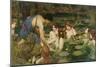 Hylas and the Nymphs, 1896-John William Waterhouse-Mounted Premium Giclee Print