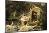 Hylas and the Water Nymphs-Henrietta Rae-Mounted Giclee Print