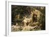 Hylas and the Water Nymphs-Henrietta Rae-Framed Giclee Print