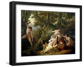 Hylas Discovered by Nymphs, 1843-Giuseppe Sogni-Framed Giclee Print