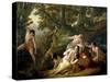 Hylas Discovered by Nymphs, 1843-Giuseppe Sogni-Stretched Canvas