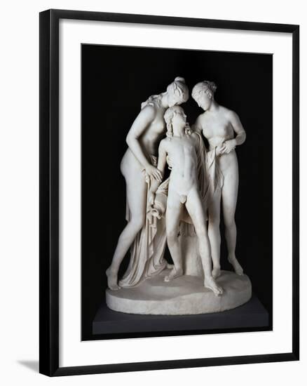 Hylas Surprised by the Naiades-John Gibson-Framed Photographic Print