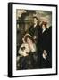 Hylda, Almina and Conway, Children of Asher Wertheimer-John Singer Sargent-Framed Giclee Print