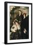 Hylda, Almina and Conway, Children of Asher Wertheimer-John Singer Sargent-Framed Giclee Print