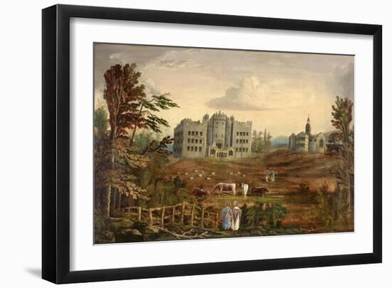 Hylton Castle, Sunderland C.1830-null-Framed Giclee Print