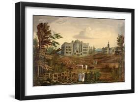 Hylton Castle, Sunderland C.1830-null-Framed Giclee Print