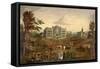 Hylton Castle, Sunderland C.1830-null-Framed Stretched Canvas