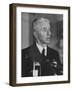 Hyman Rickover Speaking at a Press Conference-Peter Stackpole-Framed Photographic Print