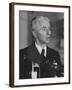 Hyman Rickover Speaking at a Press Conference-Peter Stackpole-Framed Photographic Print