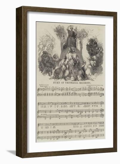 Hymn of Universal Harmony-null-Framed Giclee Print