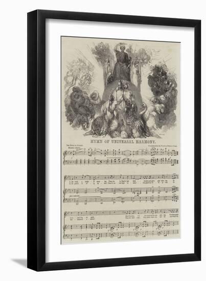 Hymn of Universal Harmony-null-Framed Giclee Print