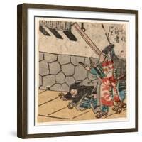 Hyoshigi O Utsu Bushi-Utagawa Kuniyoshi-Framed Giclee Print