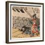 Hyoshigi O Utsu Bushi-Utagawa Kuniyoshi-Framed Giclee Print