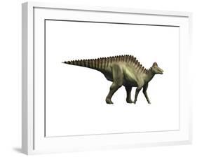 Hypacrosaurus Dinosaur-null-Framed Art Print