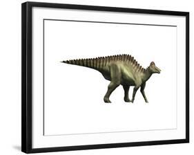 Hypacrosaurus Dinosaur-null-Framed Art Print