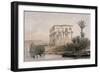Hypaethral Temple at Philae, the Bed of Pharoah-David Roberts-Framed Giclee Print