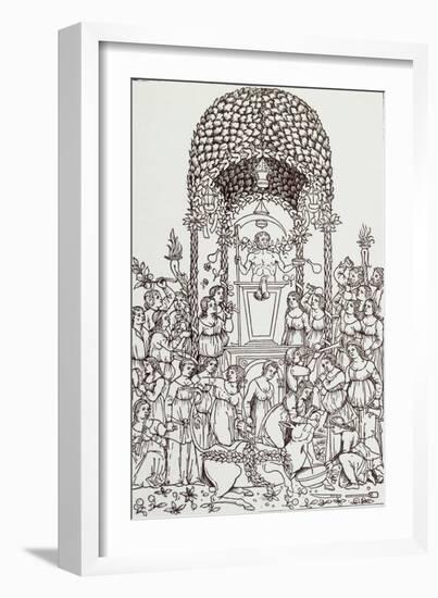 Hypnerotomachia Poliphili, Pagan Mass, 1504-Francesco Colonna-Framed Giclee Print