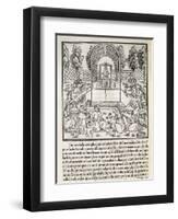 Hypnerotomachia Poliphili, Study for Garden, 1499-Francesco De Lorenzo-Framed Giclee Print