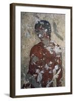 Hypnos, God of Sleep, Fresco of the Tomb of Orcus, Necropolis of Tarquinia-null-Framed Photographic Print