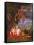 Hypnos Sending Jupiter and Juno to Sleep-Balthasar Beschey-Framed Stretched Canvas