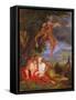 Hypnos Sending Jupiter and Juno to Sleep-Balthasar Beschey-Framed Stretched Canvas