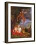 Hypnos Sending Jupiter and Juno to Sleep-Balthasar Beschey-Framed Giclee Print