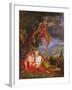 Hypnos Sending Jupiter and Juno to Sleep-Balthasar Beschey-Framed Giclee Print