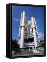 Hypobank Building, Munich, Bavaria, Germany-Hans Peter Merten-Framed Stretched Canvas