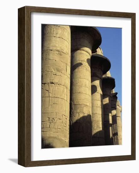 Hypostyle Hall, Great Temple of Amun, Karnak, Thebes, UNESCO World Heritage Site, Egypt-Simanor Eitan-Framed Photographic Print