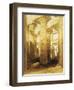 Hypostyle Hall, or Hall of Columns, 13th Century BC, Temple of Amon, Karnak, Egypt-David Roberts-Framed Giclee Print