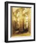 Hypostyle Hall, or Hall of Columns, 13th Century BC, Temple of Amon, Karnak, Egypt-David Roberts-Framed Giclee Print