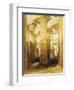 Hypostyle Hall, or Hall of Columns, 13th Century BC, Temple of Amon, Karnak, Egypt-David Roberts-Framed Giclee Print