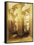 Hypostyle Hall, or Hall of Columns, 13th Century BC, Temple of Amon, Karnak, Egypt-David Roberts-Framed Stretched Canvas