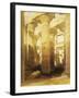 Hypostyle Hall, or Hall of Columns, 13th Century BC, Temple of Amon, Karnak, Egypt-David Roberts-Framed Giclee Print