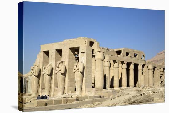 Hypostyle Hall, the Ramesseum, Luxor, West Bank, Thebes, Egypt, North Africa, Africa-Richard Maschmeyer-Stretched Canvas