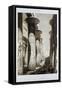 Hypostyle Hall, Thebes, Karnak, Egypt, 1841-Himely-Framed Stretched Canvas