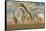 Hypsilophodon and Pteranodon Dinosaurs Accompany a Herd of Argentinosaurus-null-Framed Stretched Canvas