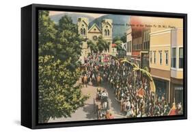 Hysterical Parade in Santa Fe-null-Framed Stretched Canvas