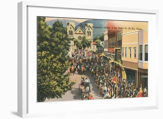 Hysterical Parade in Santa Fe-null-Framed Art Print