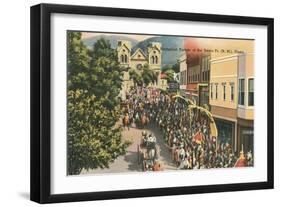 Hysterical Parade in Santa Fe-null-Framed Art Print