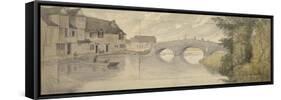 Hythe Bridge-John Baptist Malchair-Framed Stretched Canvas