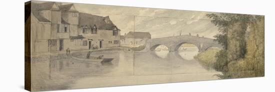 Hythe Bridge-John Baptist Malchair-Stretched Canvas